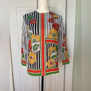 1970s Miss Holly Flower Power Daisy Top